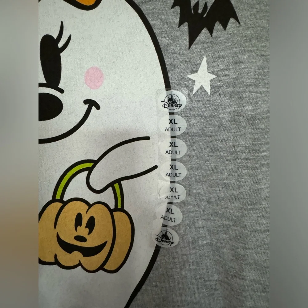 Disney Halloween Ghost "My Boo" Grey Adult T-Shirt (Size: XL) - Picture 4 of 6